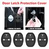 2/4Pcs Silicone Car Door Lock Cover Protective Decoration Case For Model 3 Y S 2021 Roadster Cybertruck Juguete K80 SpaceX