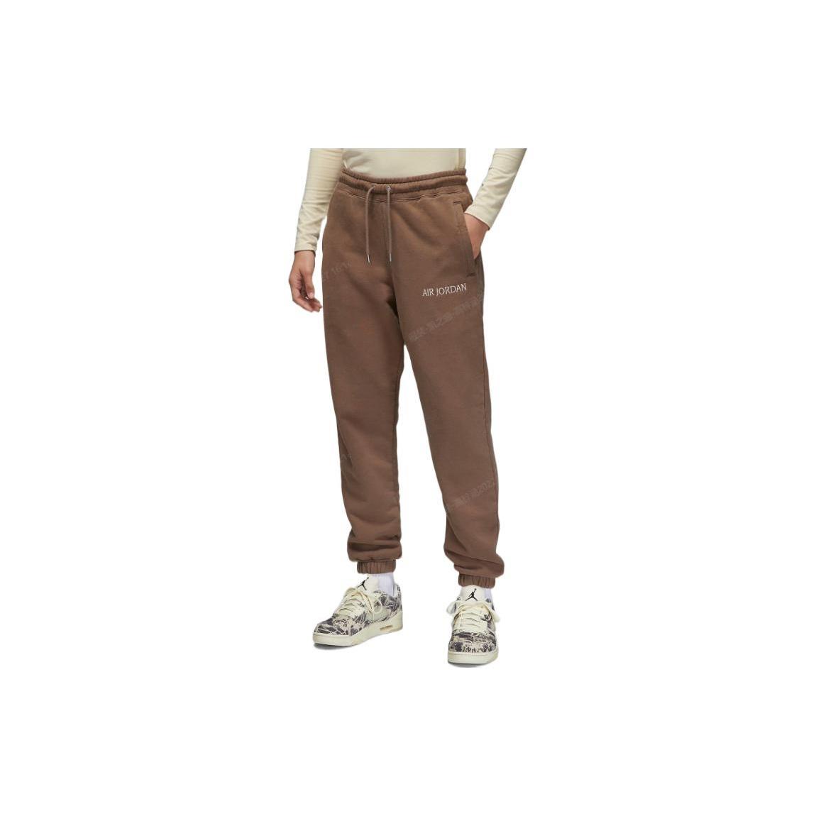 (WMNS) Air Jordan Wordmark Sweatpants Brown Women s DV6472-270 XXL