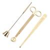 ABBP-3Pcs Candle Accessory Set:Candle Snuffer Extinguisher Wick Trimmer, Dipper & Snuffer For Candle Lovers