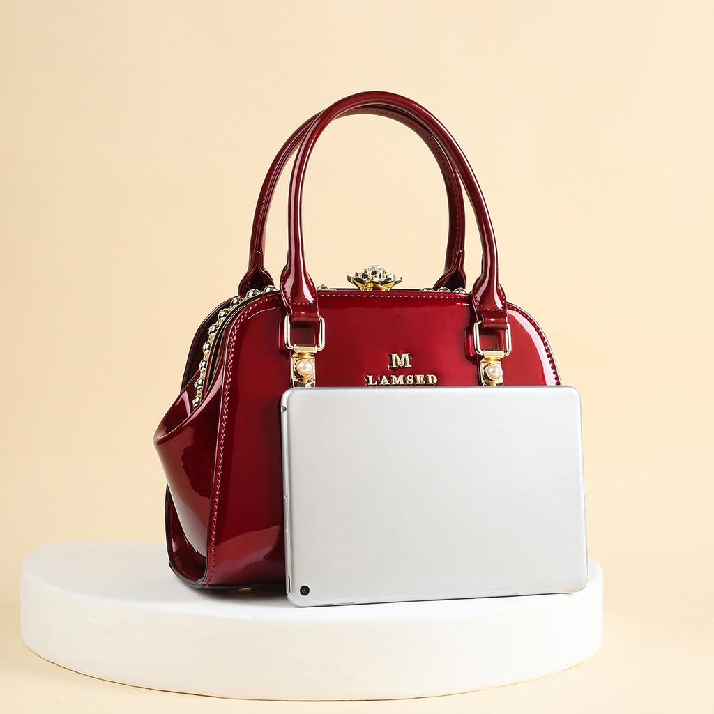 Cross-Border Women's Bag 2025 New Model Middle-Aged Mom Bag Versatile Handbag Single Shoulder Crossbody Bag Trendy Diamond-Studded