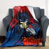 1pc Batman Night City Flannel Throw Blanket - HD Printed Lightweight Soft Warm All-Season Blanket for Sofa, Bed, Travel141