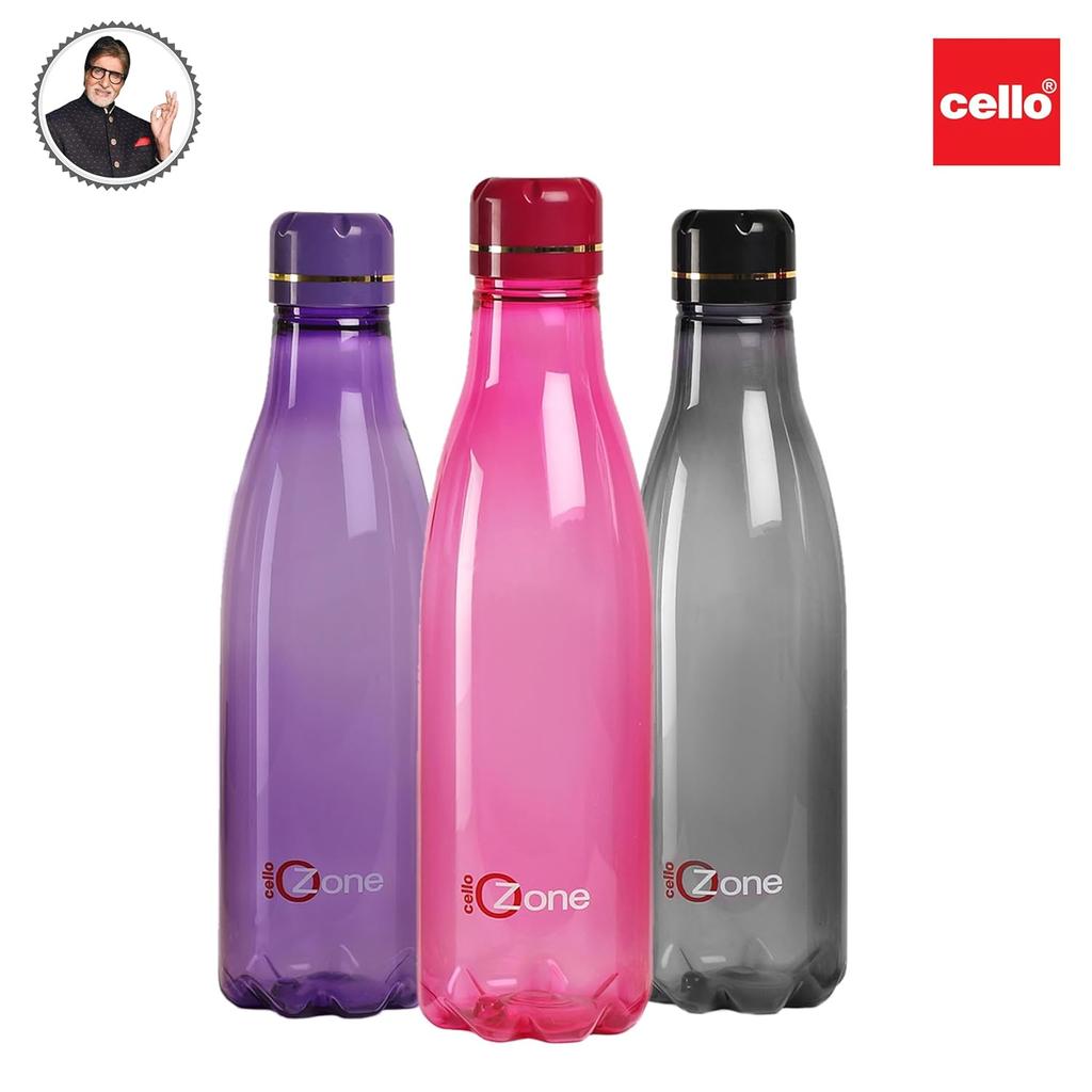 Unbreakable Plastic Water Bottle Set For Gym Travel Office Use With Leakproof Lid And Freezer Safe BPA-Free Material 1000ml Each Pack Of 3