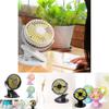 Small Yet Powerful Personal Portable Desk Fan With 3-speed Settings And Usb Rechargeable Battery