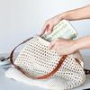 Sustainable Fabric Jewelry Organiser for Women Portable Multi Compartment Storage Bag For Necklaces Earrings
