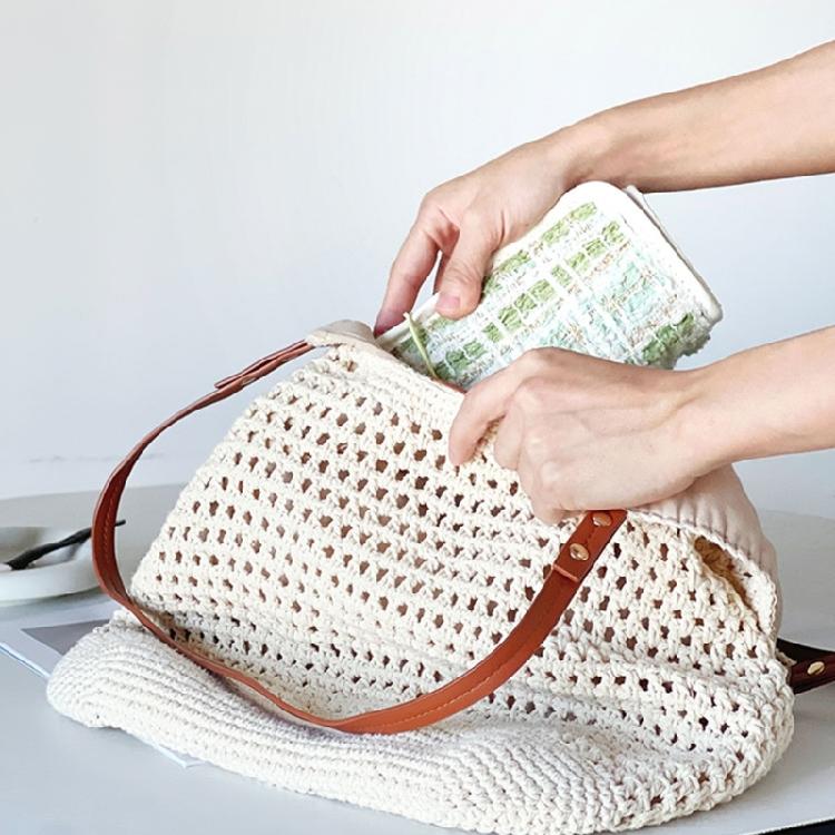 Sustainable Fabric Jewelry Organiser for Women Portable Multi Compartment Storage Bag For Necklaces Earrings
