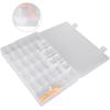 Stickers Included Floss Organizer Box 36 Compartments Embroidery Floss Organizer  For Craft Storage