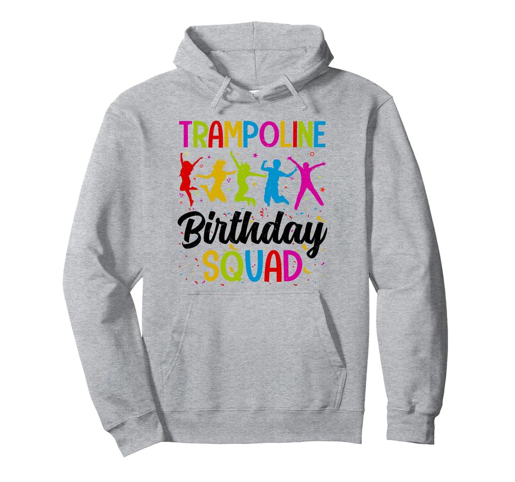 Trampoline Lover Birthday Party Jump Celebration Kids Hoodie