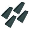 4PCS Downspout Splash Block Rain Gutter Downspout Extensions Fixable Downspout Extender with 8 Fixing Nails Protect House Foundation Green