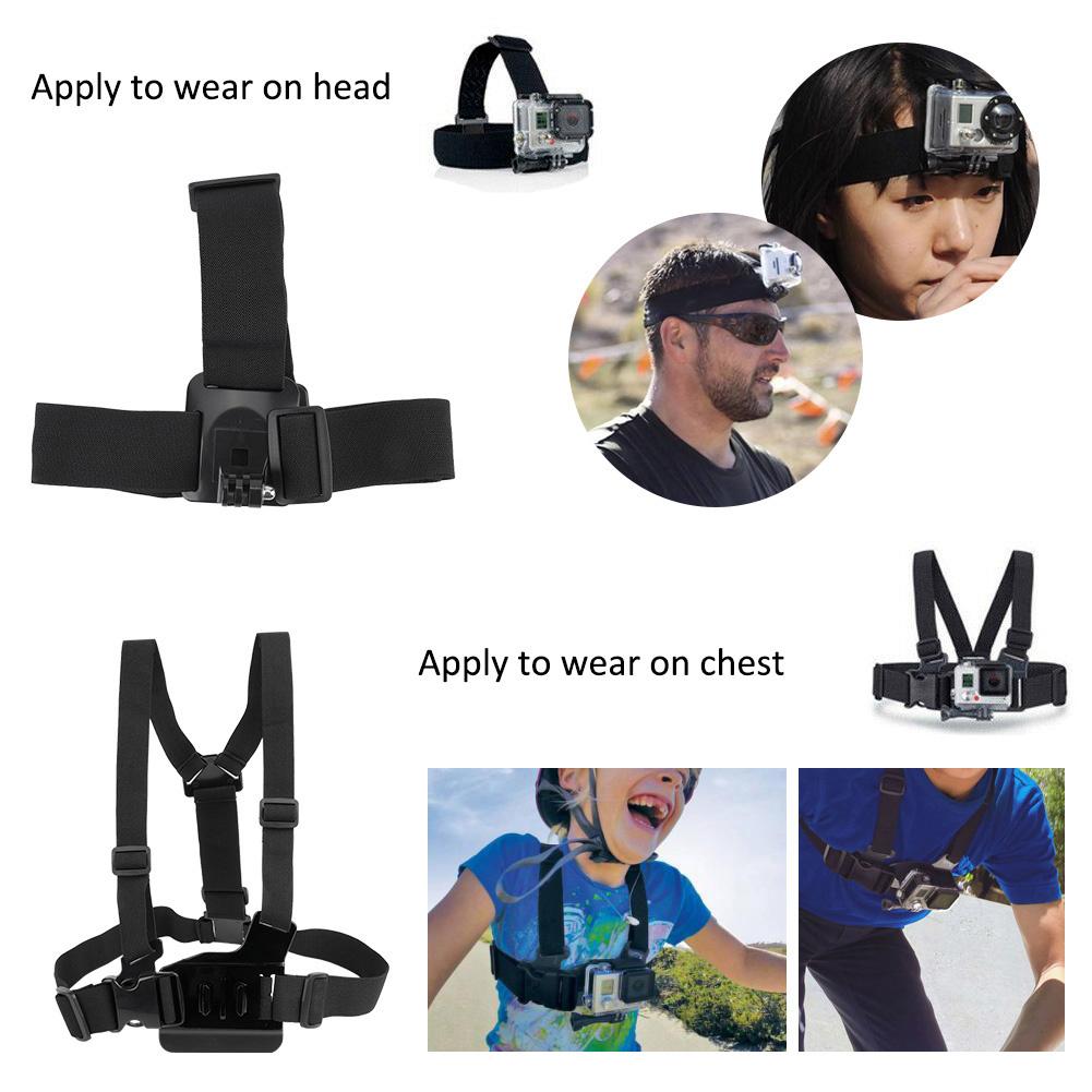 Portable Plastic Action Camera Tool Set Accessory for Gopro HERO 43+2 Black