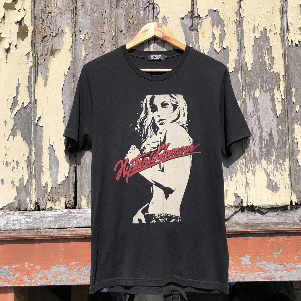 Футболка Hysteric Glamour, Ретро-футболка Hysteric Glamour Черная Унисекс Футболка S