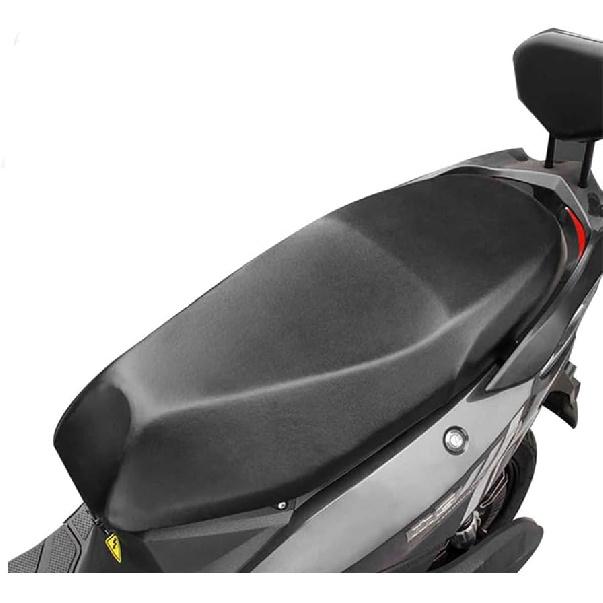 Motorcycle Scooter Seat Cover, Universal Motorbike Seat Cover with Elastic, Breathable PU Leather Scooter Seat Rain PRrotector Cover for Most