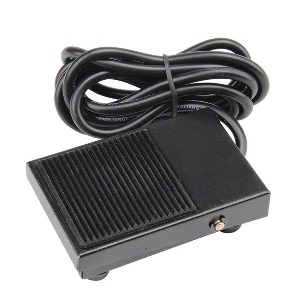 

Anti-Skid Foot Pedal Switch 220V 2Pin/3Pin Momentary Switch Plug and Play Multi-functional Electric Power Switch Industrial