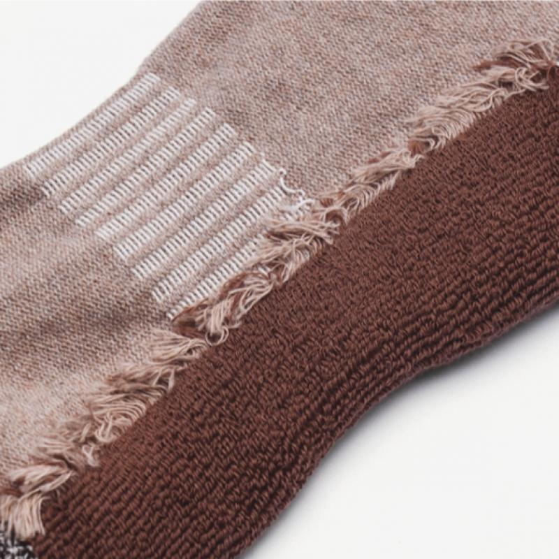 DaiSo EverlaSt Herren Wandersocke Lang Braun