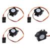 RCmall 4pcs DM-S0020 2.1g Ultra Micro Servo Coreless Motor 2g Digital Servo with JR Connector 3.7V-5V for RC Hobby