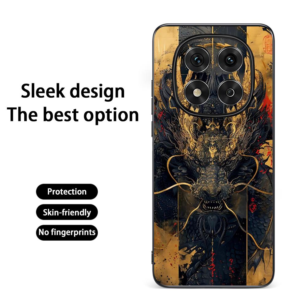 

Japanese dragon Super cool painting Phone Case For Redmi Note 14 13 12 11 Pro Plus S 5G 14C A3 Soft Black Phone Cover Redmi Note 11S 5G