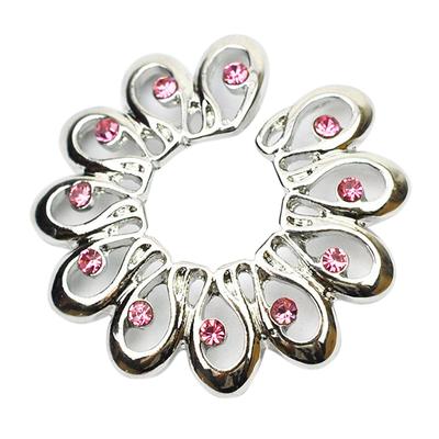 Ornaments Nipple Ring Breast Nail Anti Allergy with Diamond Flower Shape Christmas Gifts
