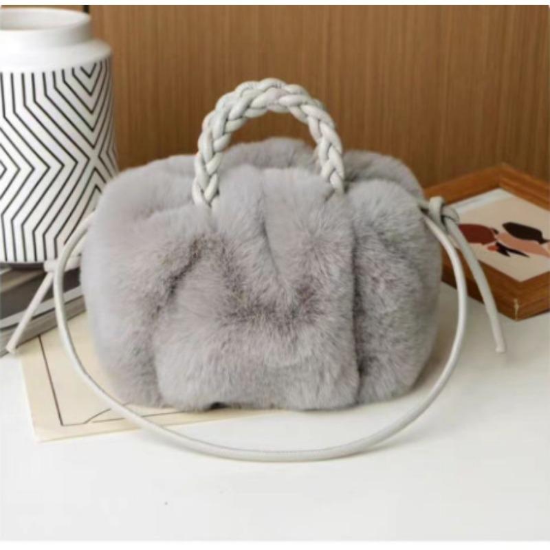 Plyšová taška, podzimní a zimní všestranná kabelka, nová skládaná taška cloud, prémiová taška přes rameno, dámská taška