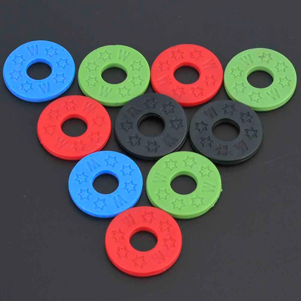 40PCS Rubber Material Guitar Strap Locks Black, Red, Green, Blue Bass Guitar Accessory Bass Guitar
