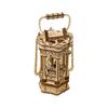 3D Retro Lantern Puzzle: Wooden DIY Educational Toy
