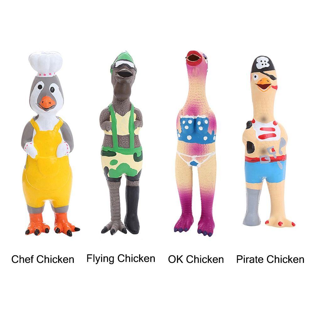 Soft Rubber Dog Latex Squeaky Toy Screaming Chew Molar Dog Toys  for Small Medium Dogs