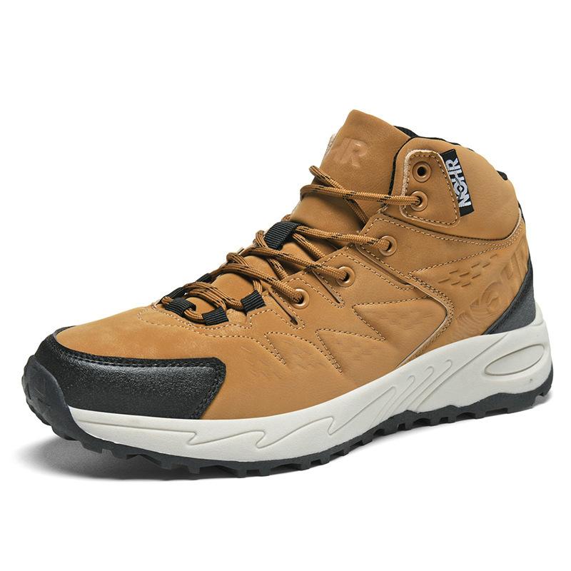 Four Seasons Men s Outdoor Hiking Hiking Shoes Tide Extra Large Size Casual Sneakers Non-slip High 39