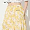 MO&Co. Floral Print High-Waist Tiered Skirt