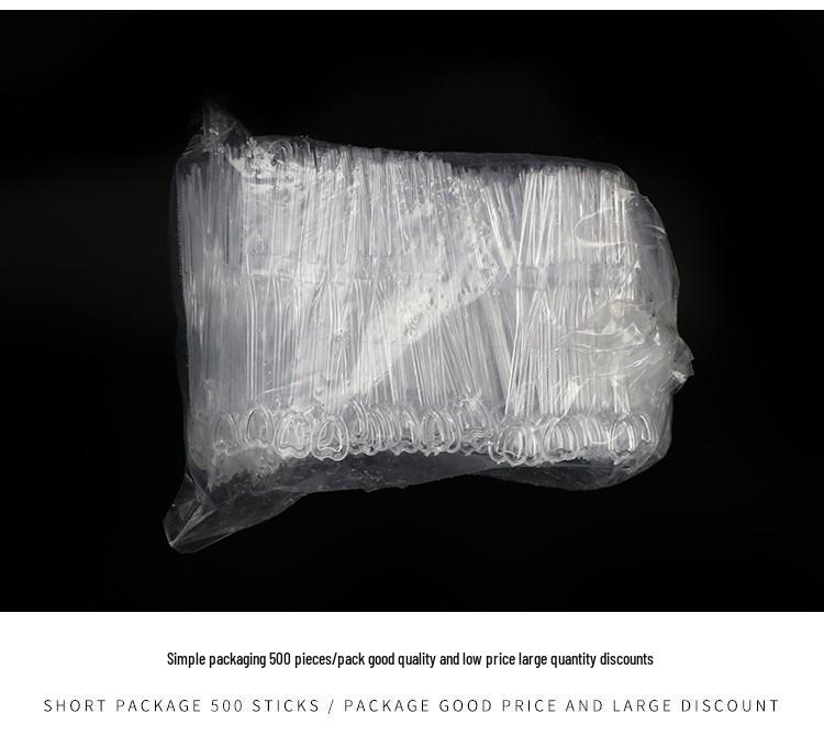 Transparent Colored Disposable Fruit Forks, Cake & Dessert Picks - Pack of 500 Pieces