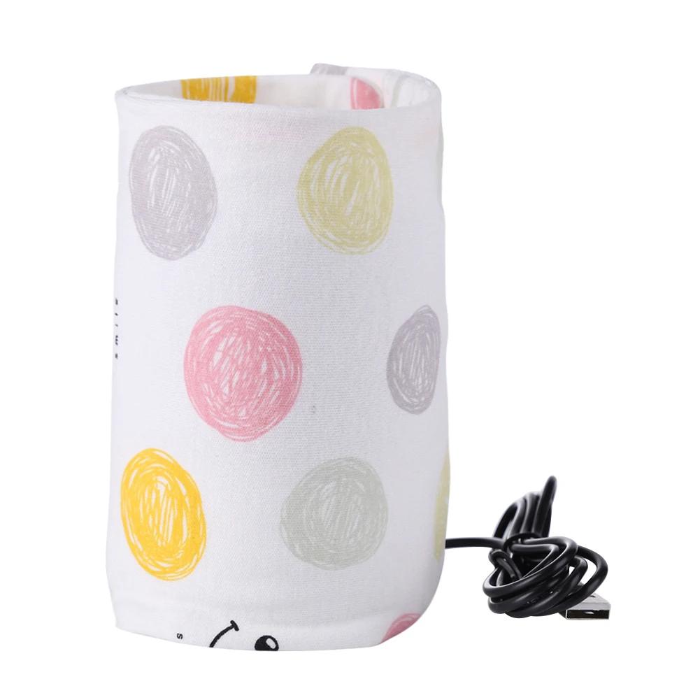 USB Milk Water Warmer Baby Nursing Bottle Heater Newborn Infant Portable Bottle Feeding Warmers Travel Stroller Insulated Bag