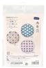 Olympus Sashiko Kit and On kit can make three brooches with a diameter of approximately "One-stitch Under-stitch Brooch" SK-472 One 4.5 cm.