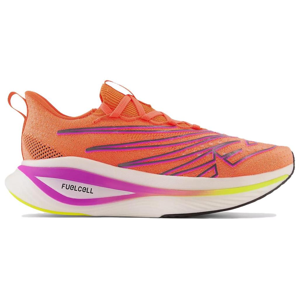 New Balance FuelCell SuperComp Elite v3 Neon Dragonfly Cosmic Rose Damesneakers Oransje Cosmic-Ananas WRCELCC3