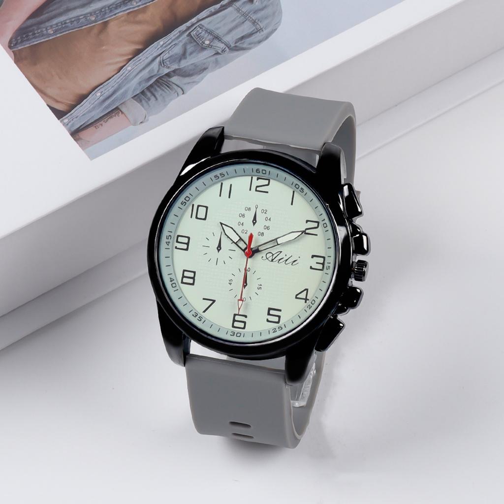 Men's Waterproof Luminous Running Alarm Clock Watch