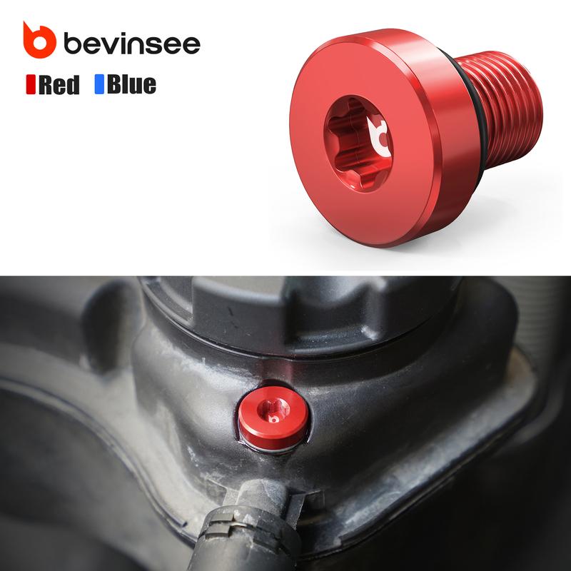 BEVINSEE Coolant Thermostat Housing Bleed Screw for BMW E46 E39 E90 E91 E92 E93 E60 E36 F30 F36 F10 G20 G30 X3 E83 X5 E53 E70 Z4