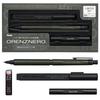 Pentel Orenz Nero Druckbleistift Grün Limitiert mit Metall-Minenbehälter und Klickbleistift, Schwarz, 0,3 mm, Edition, Radiergummi, PP3003-DAST