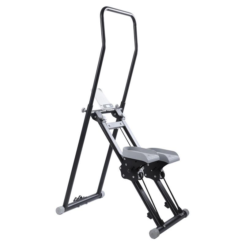 Foldable Home Stair Climber Stepper: Multi-Function Fitness Twist Waist Machine