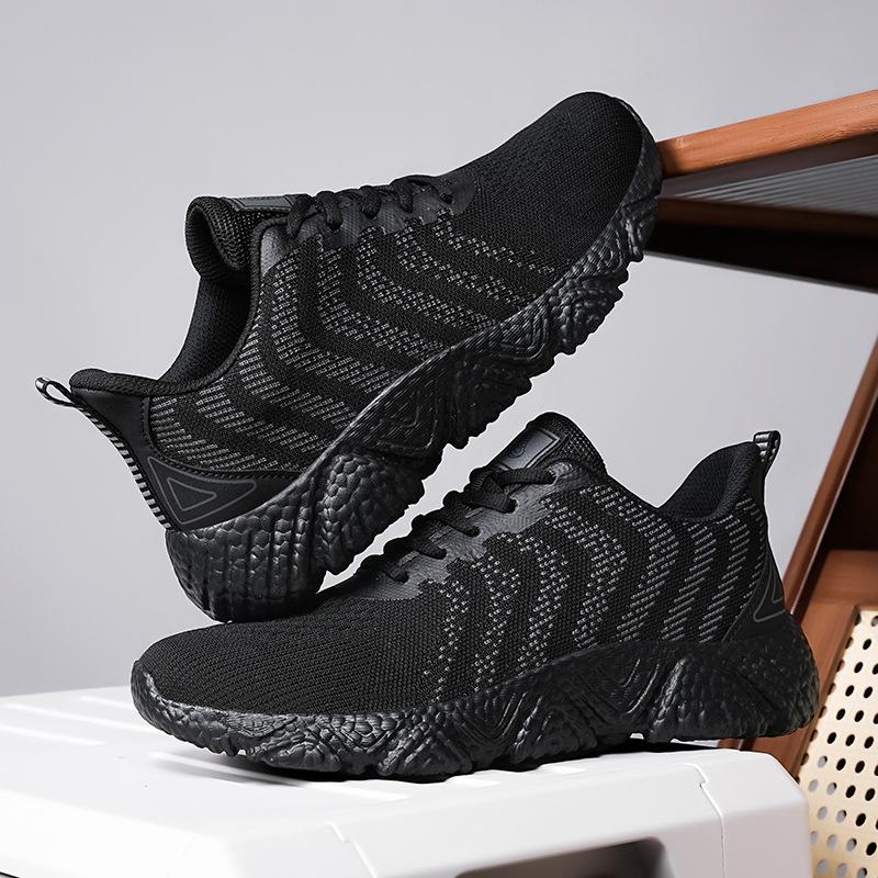 Frühlings- und Herbst Herrenschuhe Mesh Atmungsaktive Sneaker Damen Walking Freizeit Reiseschuhe Leichtgewicht Fliegengewirke Studenten Laufschuhe