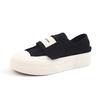 Canvas Bread Shoes 2025 Spring New Women's Velcro Two Wear Women's Shoes Platform Casual Shoes Versatile Shoes Children