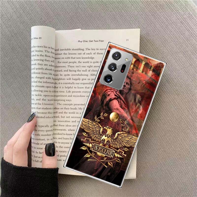 

SPQR Roman Imperial Legionv Phone Case For Samsung Galaxy S25 Edge S24 S23 FE S22 Ultra S21+ S20 S10 Plus Cover Capa Soft Samsung S25