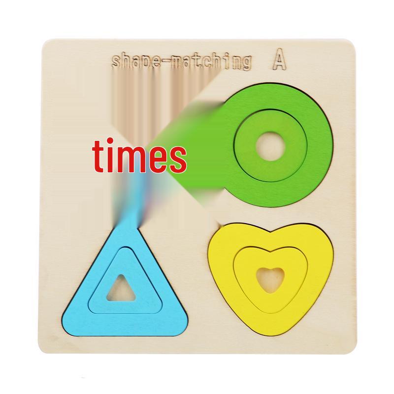 Wooden XO Tic-Tac-Toe: Kids' Educational Logic Training Game for Two Players