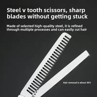 Ciseaux de coiffure professionnels en acier inoxydable, ciseaux de coupe et d'effilage, ciseaux de barbier pour salon à domicile