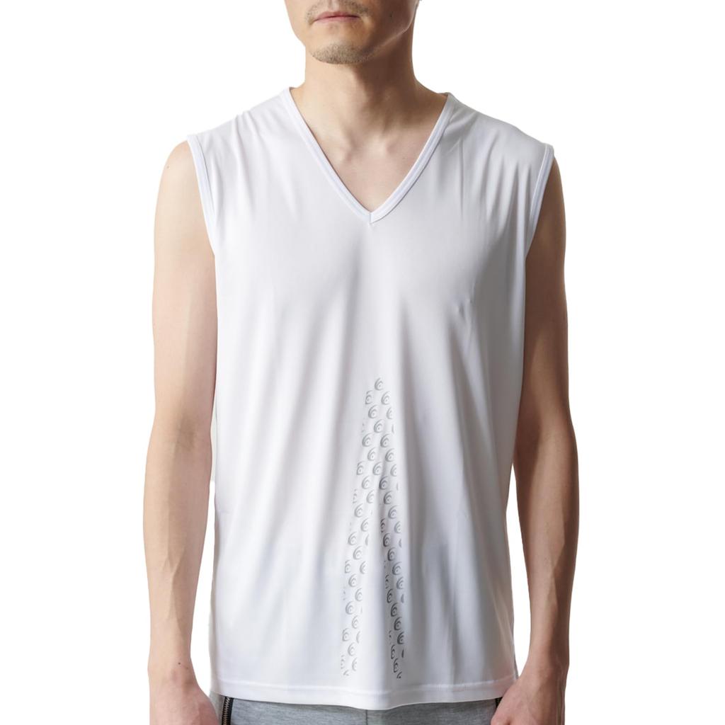 For the Aged Day Revive Inner Sleeveless Size L White [Relive Shirt] [Respect Gift] Men's Shirt, (Height 174-184cm),