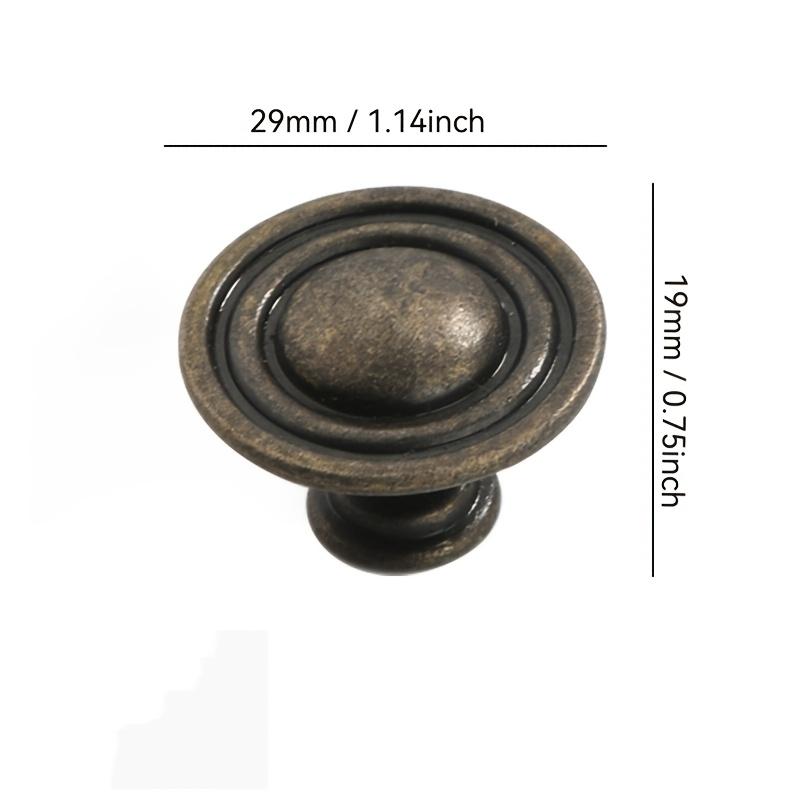 6 pieces of new Chinese-style drawer handles. Round cabinet drawer handles, furniture hardware.