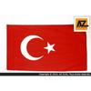 Turkey Flag - Az Flag - 250x150cm - High Quality Polyester - Metal Eyelets - Reinforced Edges
