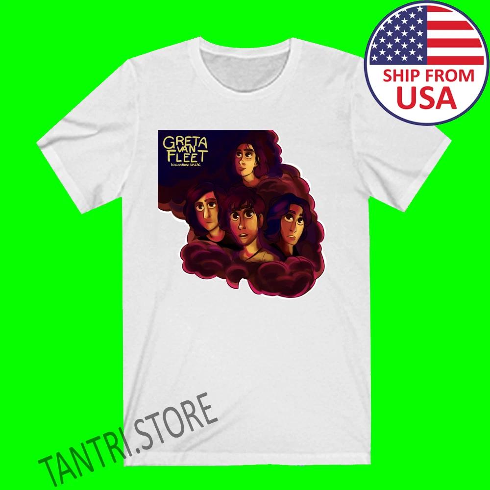Greta Van Fleet Black Smoke Rising Men s White Size S to 3XL XL
