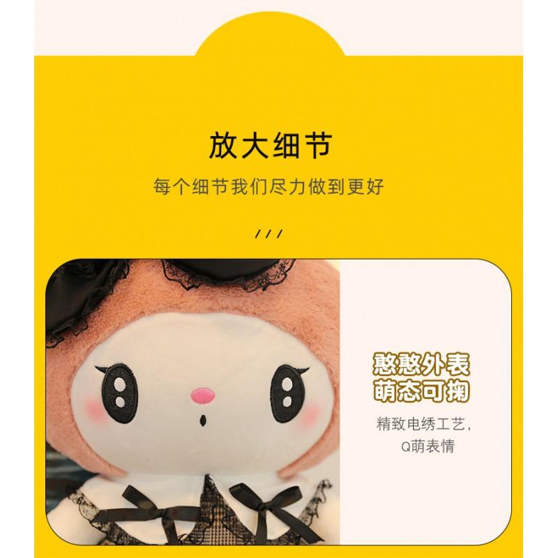 Gothic Kuromi My Melody Plush Doll Soft Stuffed Toy Birthday Gift