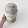 Letter Embroidered Duck Tongue Cap Quick Drying Baseball Cap Retro Summer Hat  6-36Month Kids
