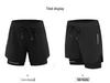 Men's Two-in-One Quick-Dry Running Shorts - Breathable, lightweight, and perfect for marathon training and beach sports.