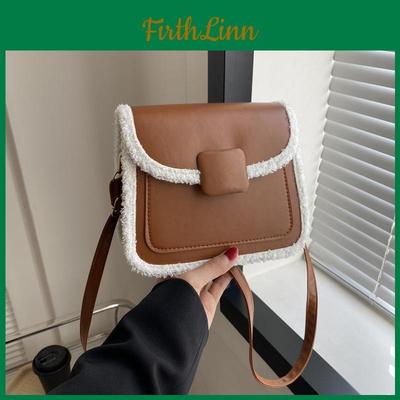 Bolsa Transversal Elegante Moda Coreana Chique Inverno Nova Tendência Mini Bolsa de Ombro Para Mulheres