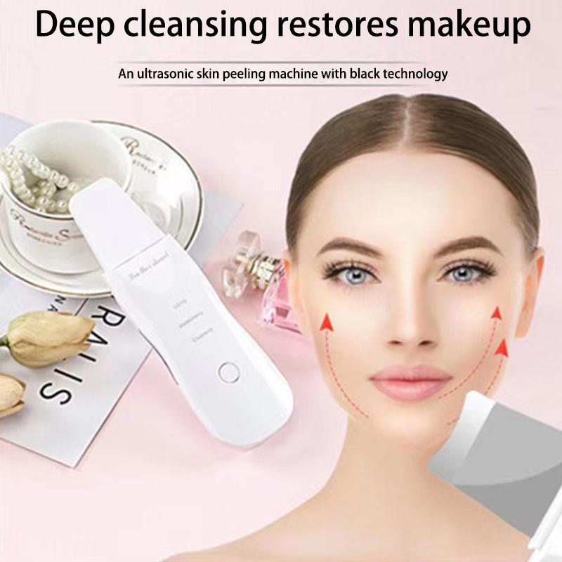 Electric Facial Massage Skin Scrubber Cleaner Ion Acne Blackhead Remover Peeling Shovel Cleaner Facial Massager Skin Care