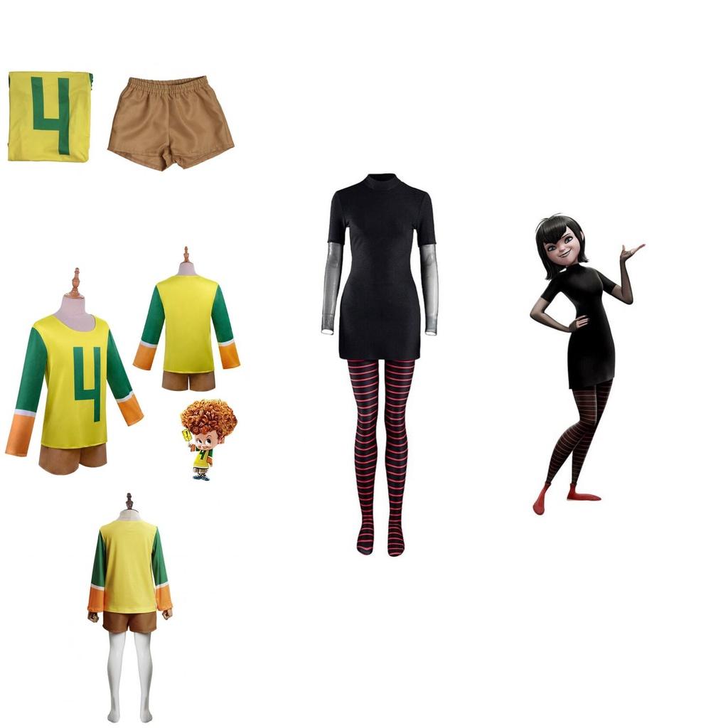 Hotel Transylvania Draculaura Mavis Jonathan Vampire Xmas Party Cosplay Costume
