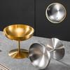 Stainless Steel Goblet Large Caliber Dessert Cup Multifunctional Pudding Cup  Yogurt